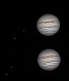 Jupiter Io and Ganymede 5/31/2018