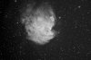 Sh2-252 Emission Nebula in Orion (Ha crop)