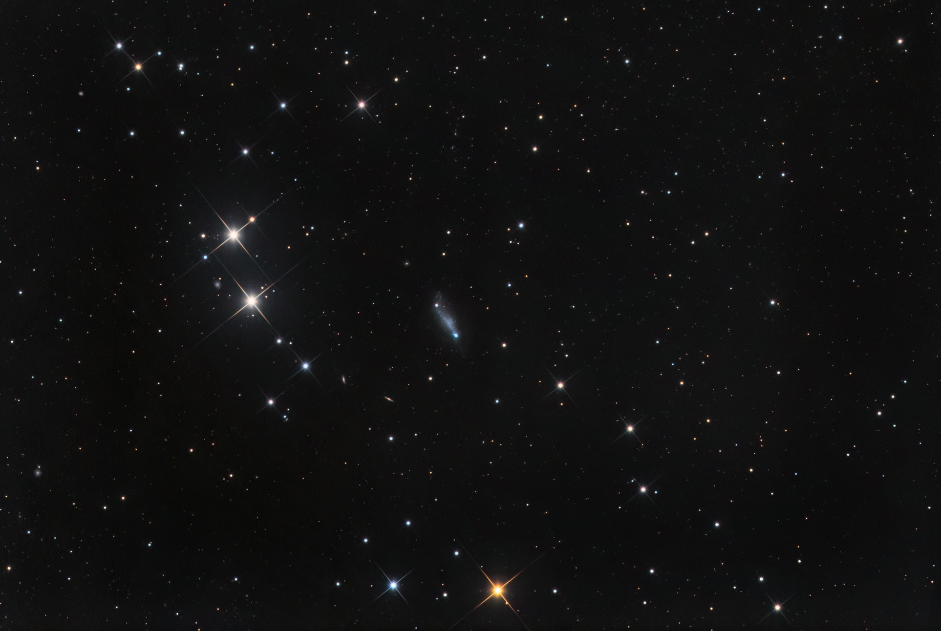 Arp 266 NGC 4861 Galaxy in Canes Venatici