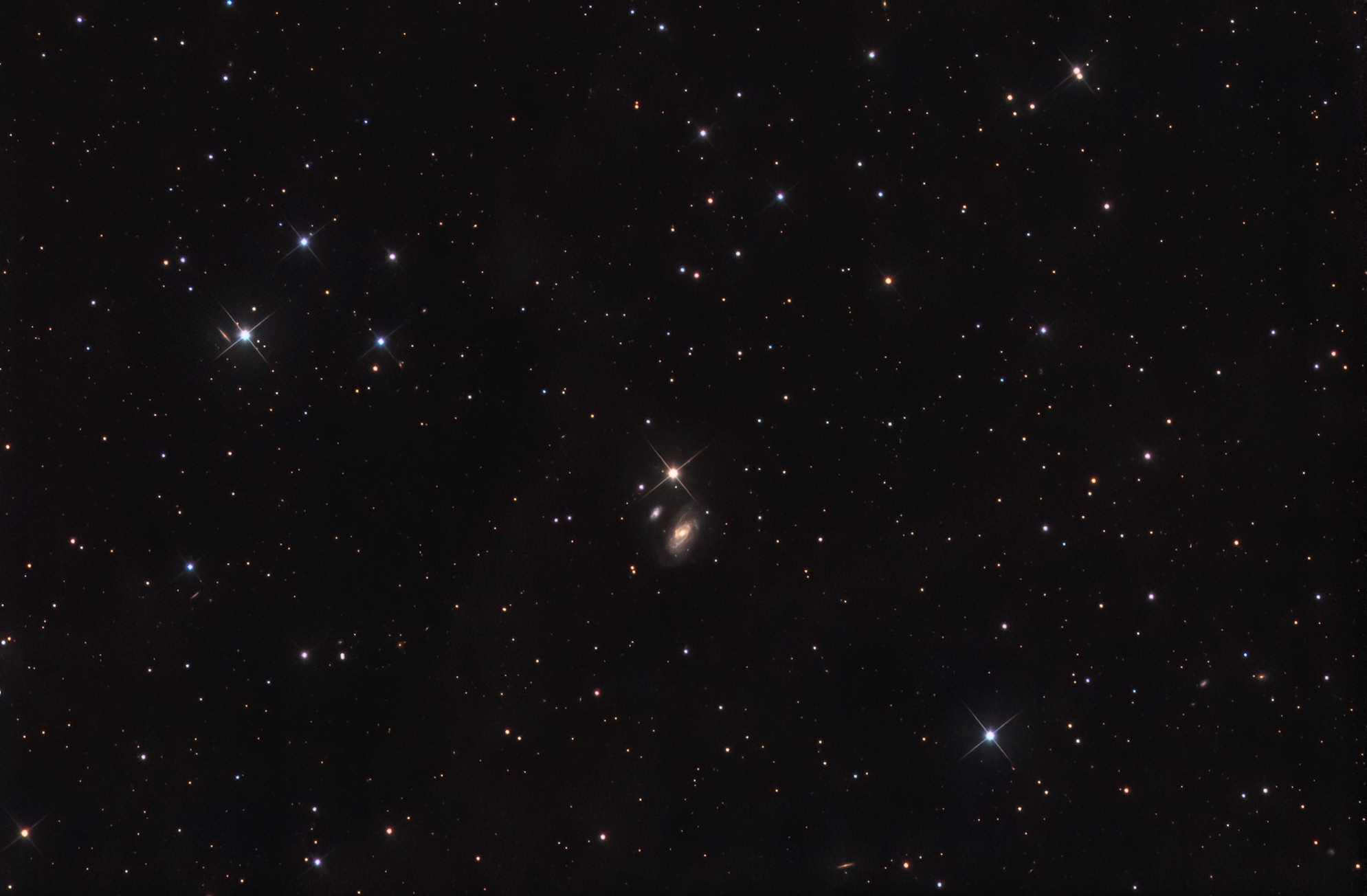 Arp 304 NGC 1241 & 1242 Galaxies in Eridanus