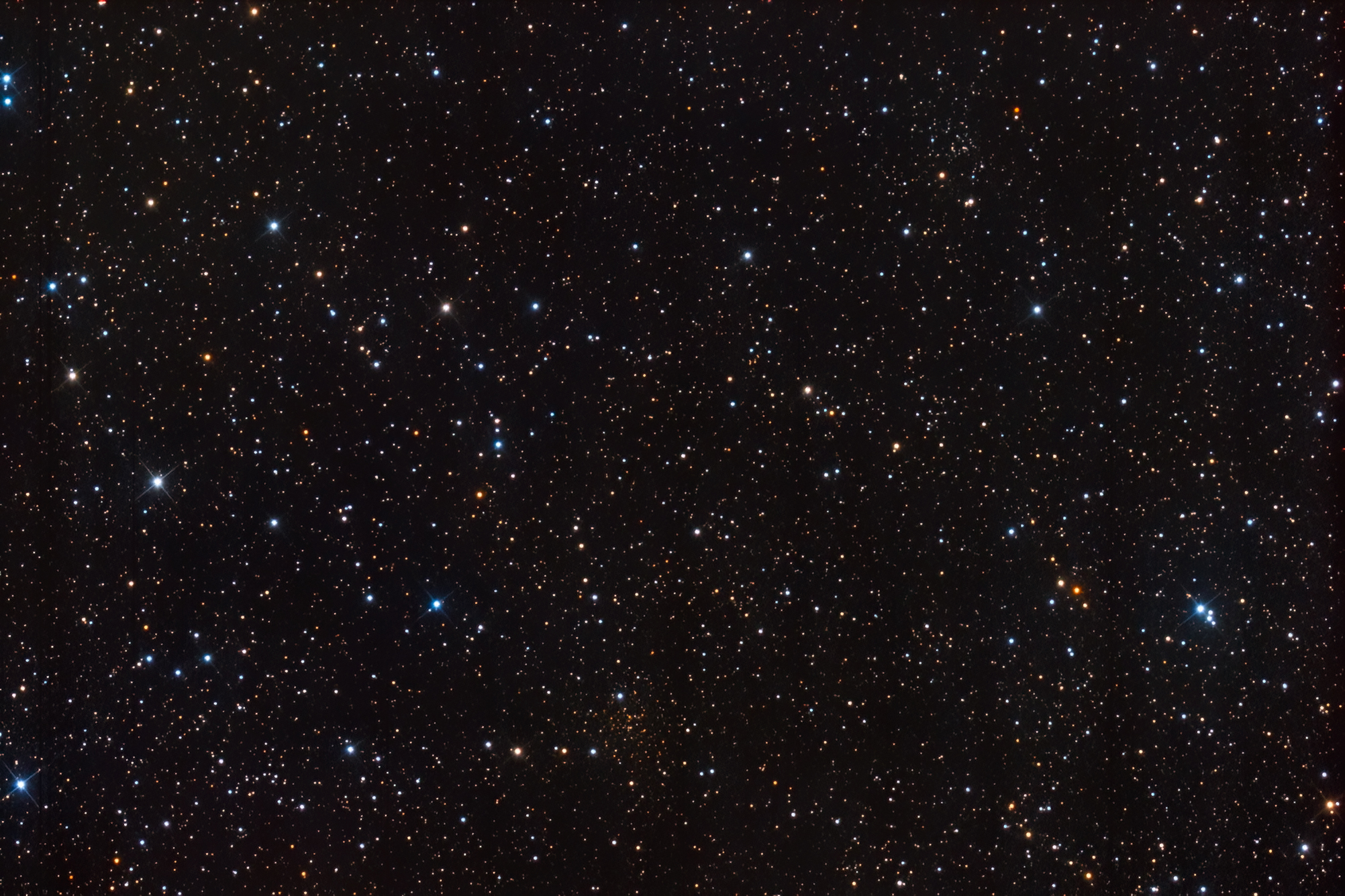 Berkley 72 & 21 open clusters in Orion