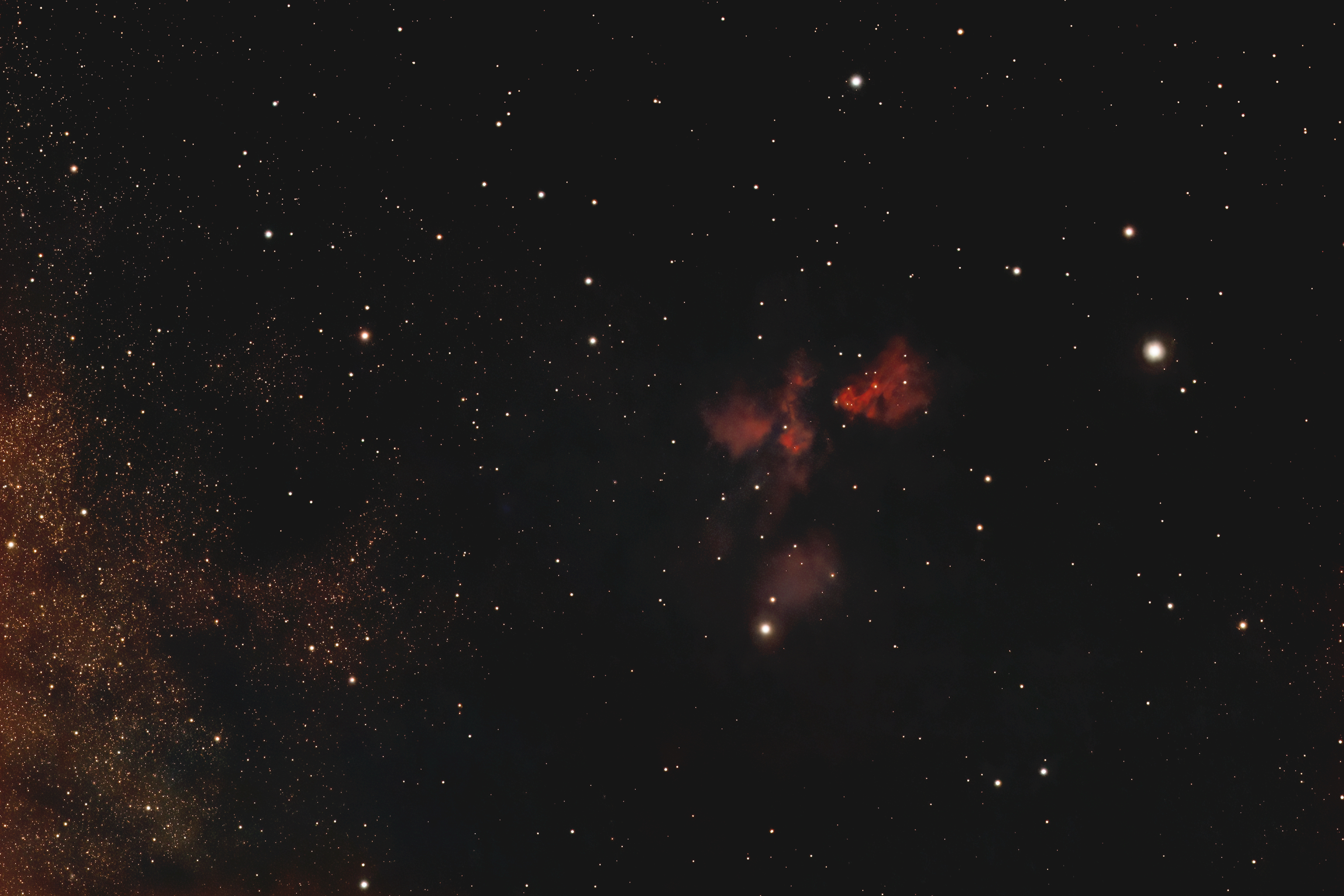 Sh2-64 Emission nebula in Serpens